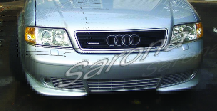 Custom Audi A6  Sedan Front Add-on Lip (1998 - 2004) - $249.00 (Part #AD-005-FA)